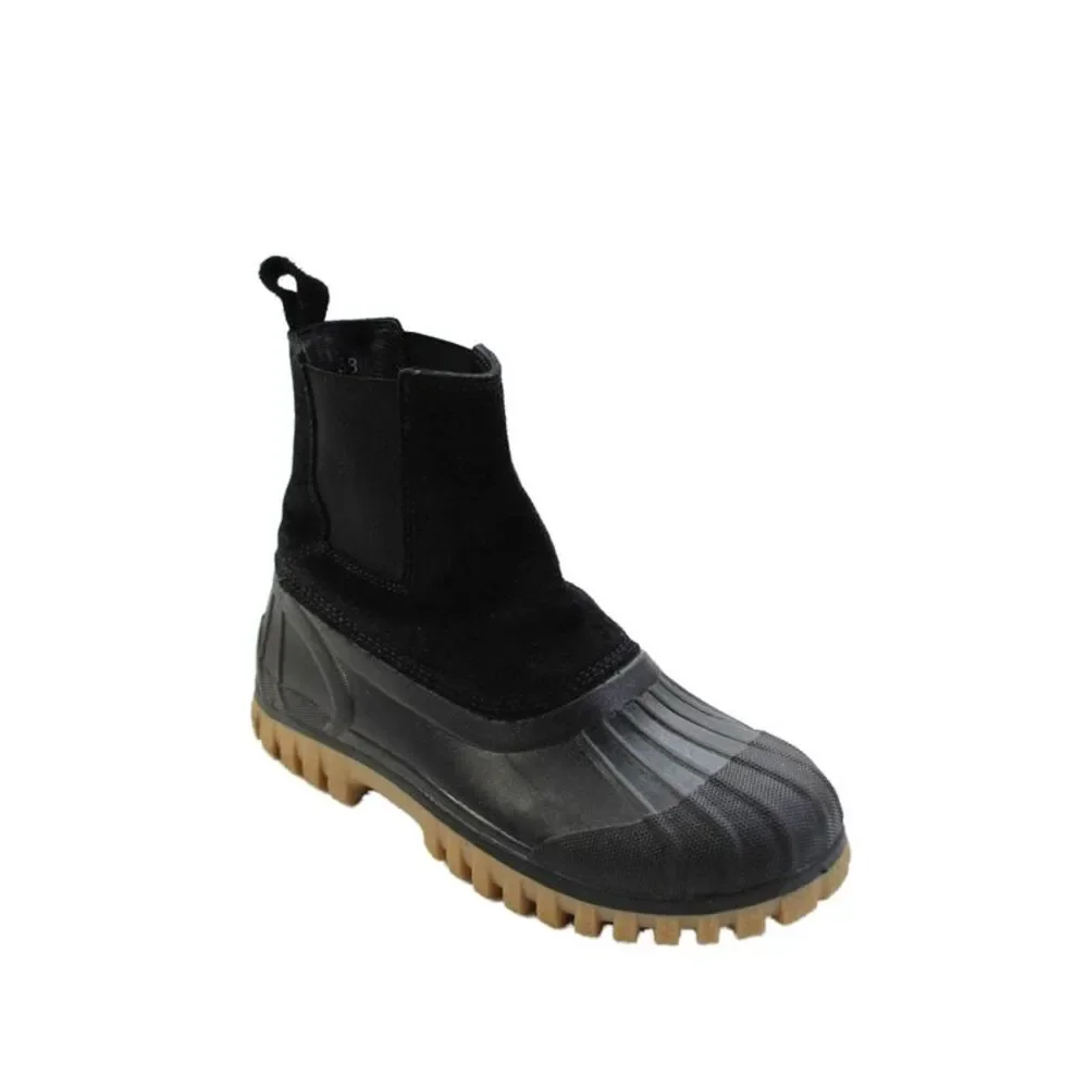 Diemme Womens Suede Waterproof Rain Ankle Boots Black Size 38 8